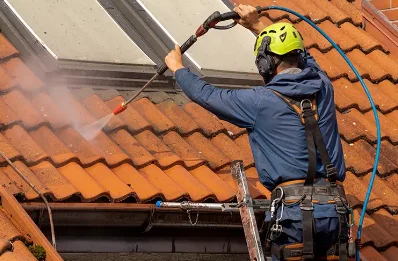 Démoussage et hydrofuge de toiture à Gourlizon